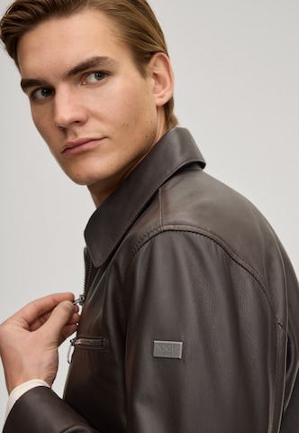 JOOP! Jeans Between-season jacket 'Aleks' in Brown