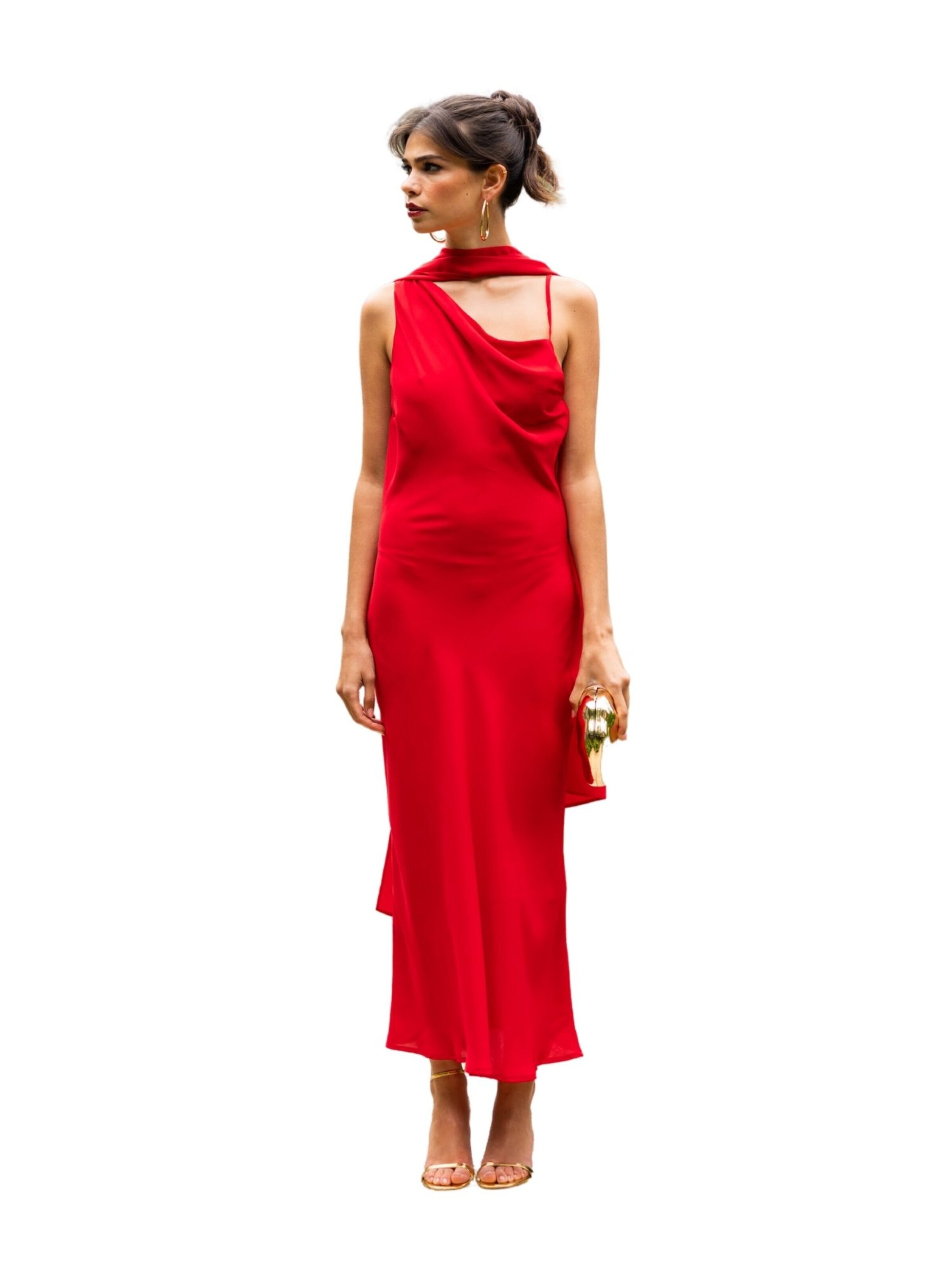 Abito da cocktail 'Tangalle Dress' di Nisia PartyWear in rosso