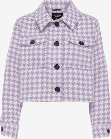 Veste mi-saison 'KIMMIE' ONLY en violet : devant