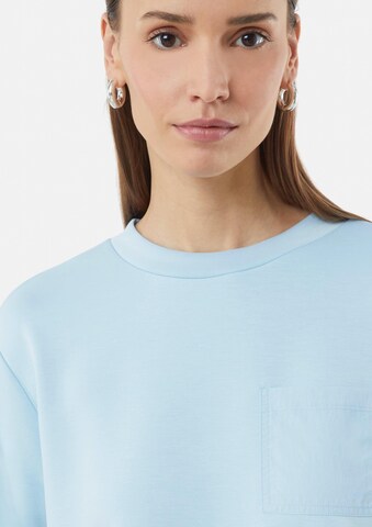Sweat-shirt comma casual identity en bleu