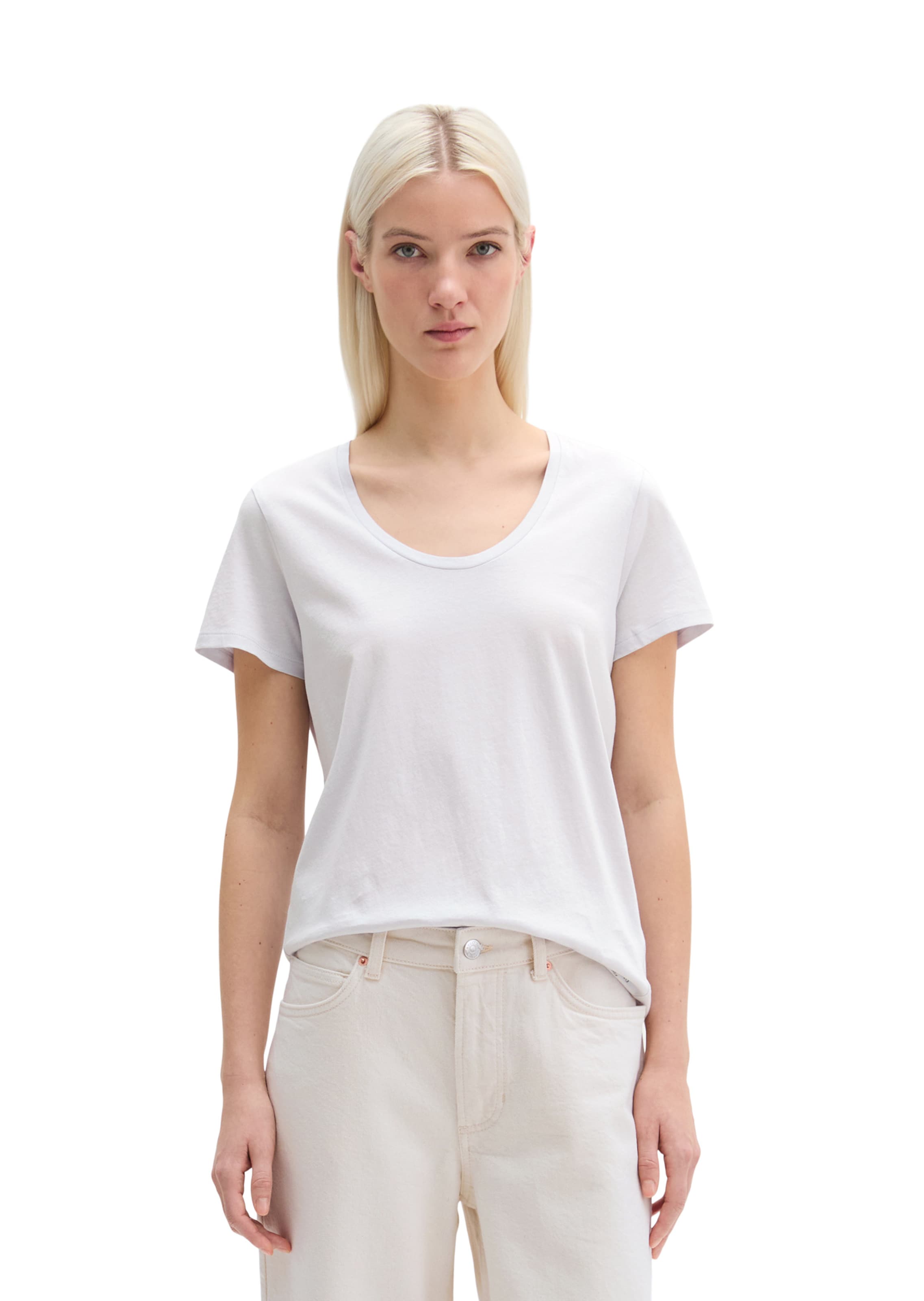 Marc O'Polo Shirt in Wit: voorkant