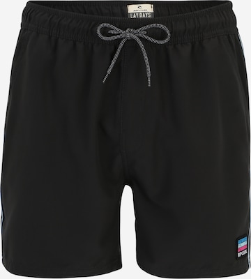 RIP CURL Badeshorts 'YO MAMA' in Schwarz: predná strana