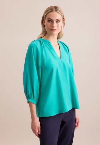 SEIDENSTICKER Bluse 'Schwarze Rose' in Blau: Vorderseite