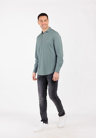 Comfort Fit Cămașă 'Denmark' de la Key Largo pe albastru