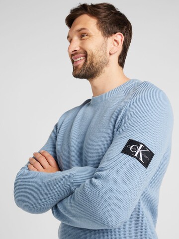 Calvin Klein Jeans Pullover in Blau