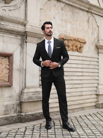 YOUTHUP Slim fit Suit 'Cado' in Black