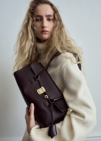 MANGO Shoulder Bag in Red