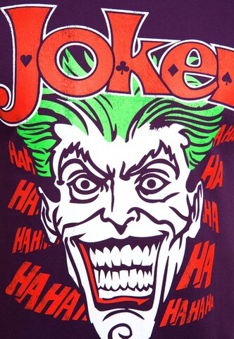 LOGOSHIRT Shirt 'Joker' in Lila