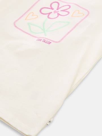 TOM TAILOR Shirt in Weiß