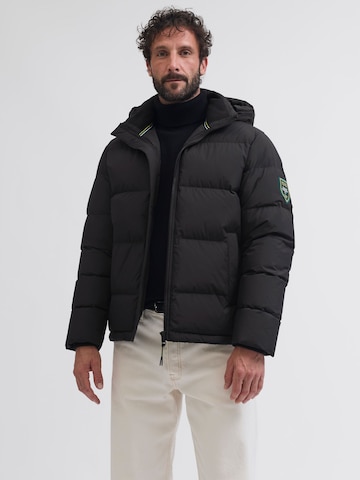 Portland Outerwear Company Tussenjas in Zwart: voorkant