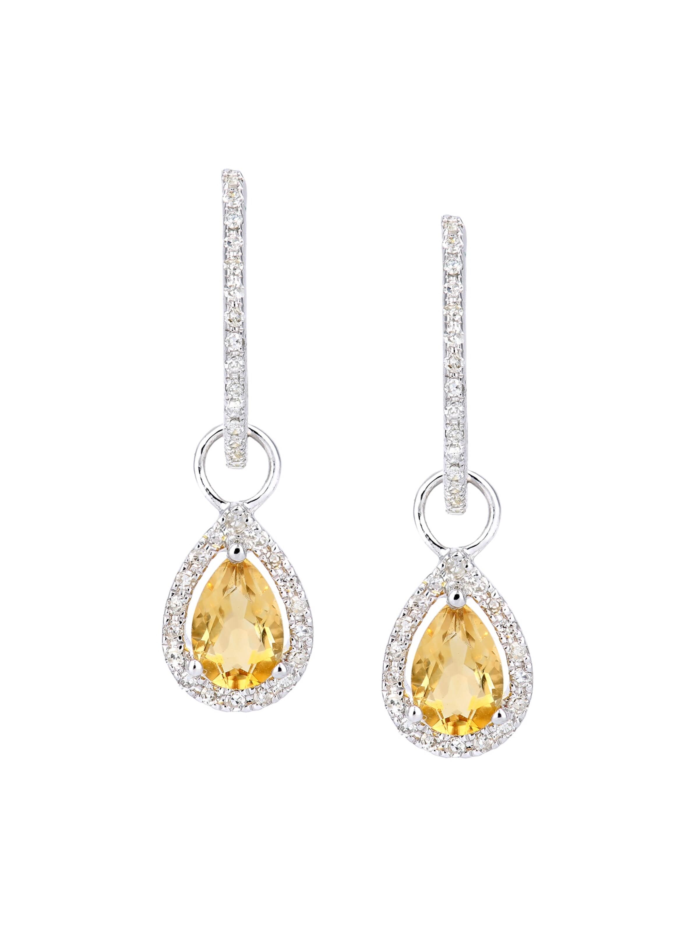 Boucles d'oreilles DIAMANT LETERNEL en argent : devant