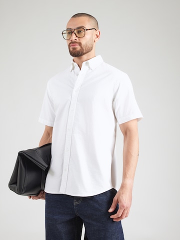 Jack & Jones Premium Regular fit Skjorta 'JPRBLUHARVEY' i vit: framsida