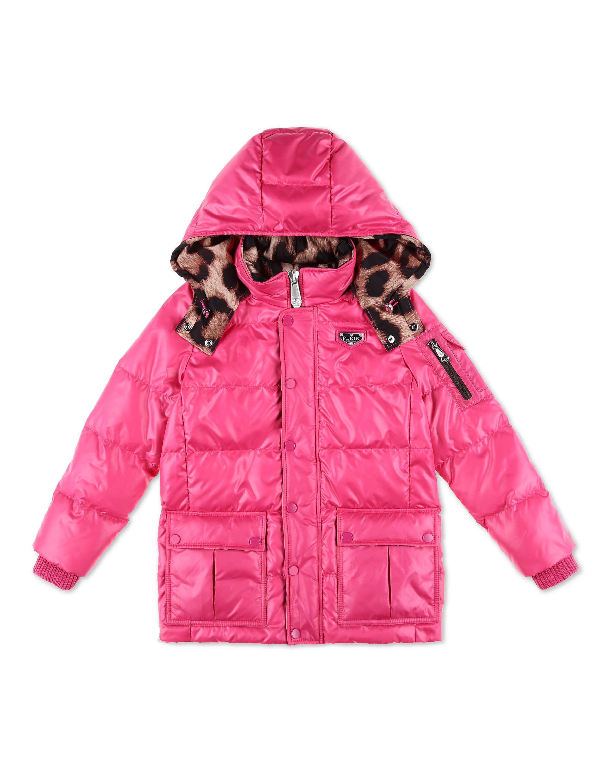 Philipp Plein - Chaqueta de invierno 'Iconic' en rosa: frente