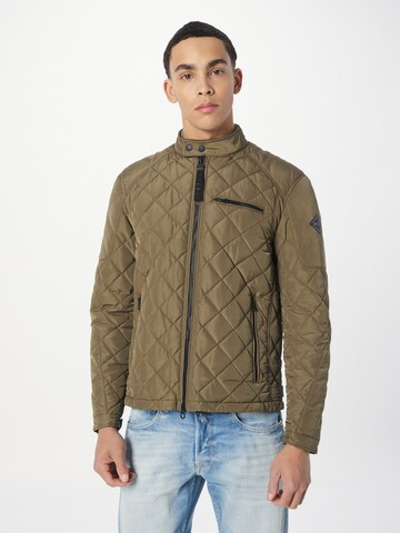 REPLAY Between-Season Jacket in Green: front