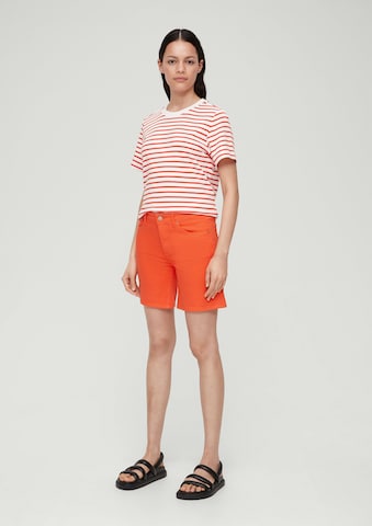 s.Oliver Tapered Jeans 'Betsy' in Orange