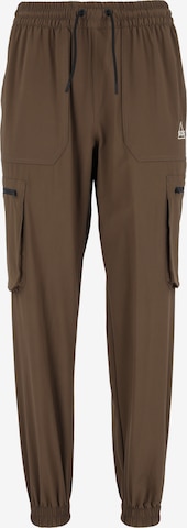 SOS Tapered Cargo Pants ' Salonga ' in Brown: front