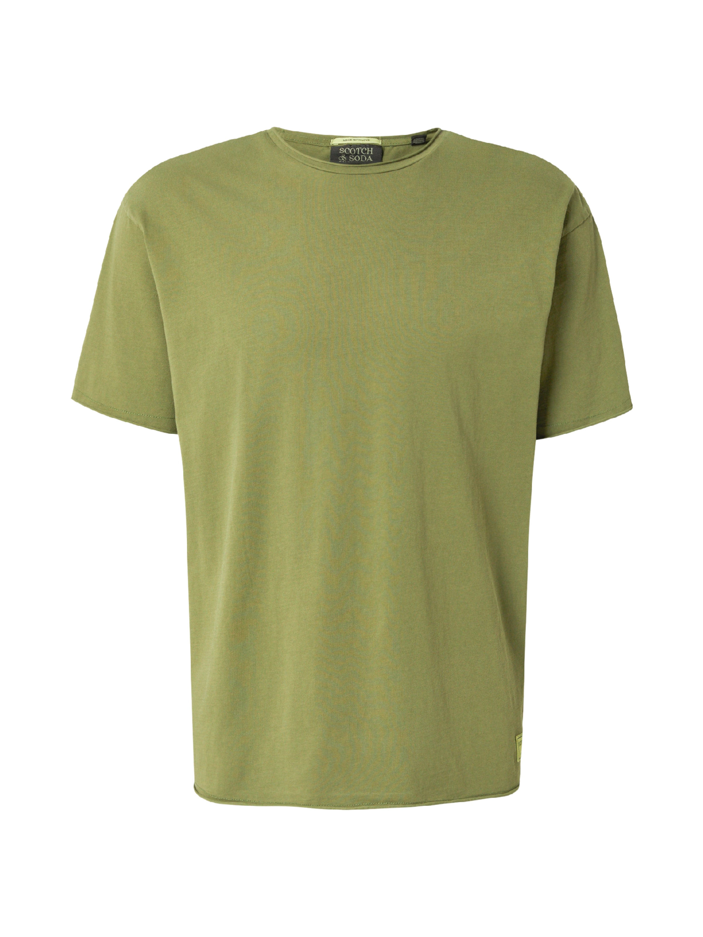 T-Shirt 'SEASONAL CORE' SCOTCH & SODA en vert : devant