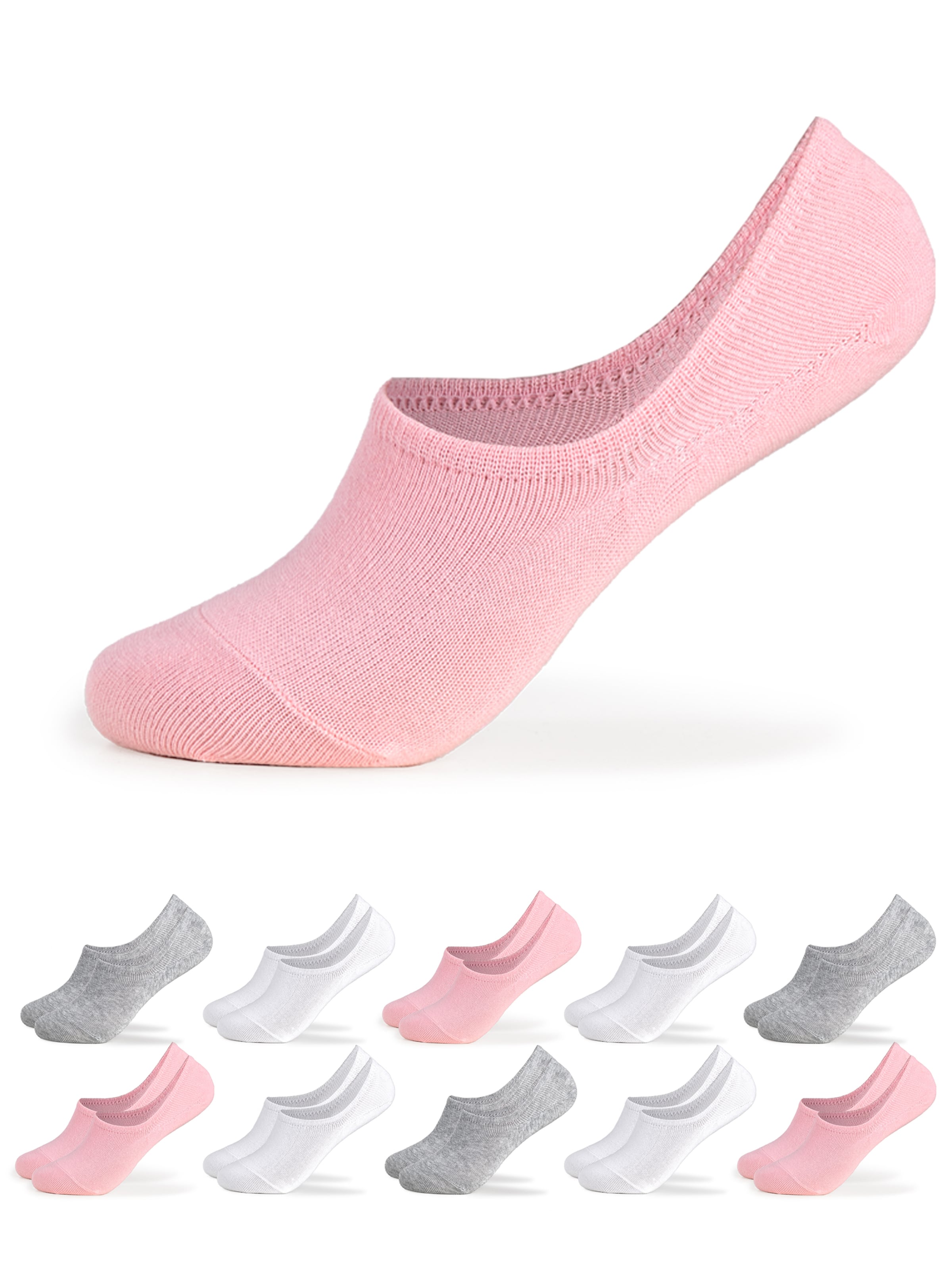 Occulto - Calcetines invisibles 'Susi' en gris: frente