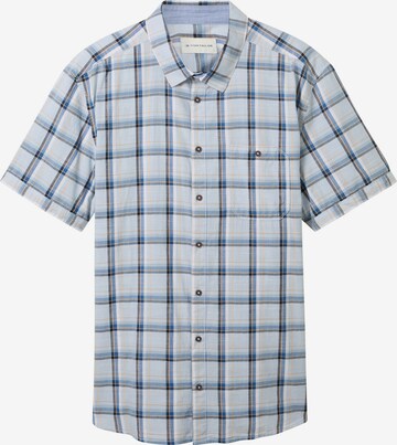 TOM TAILOR Men + Regular fit Button Up Shirt in Blue: front