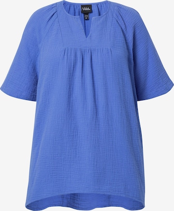 Ulla Popken Tunika in Blau: Vorderseite