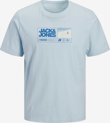 Jack & Jones Plus - Camiseta 'JCOMARINA' en azul: frente