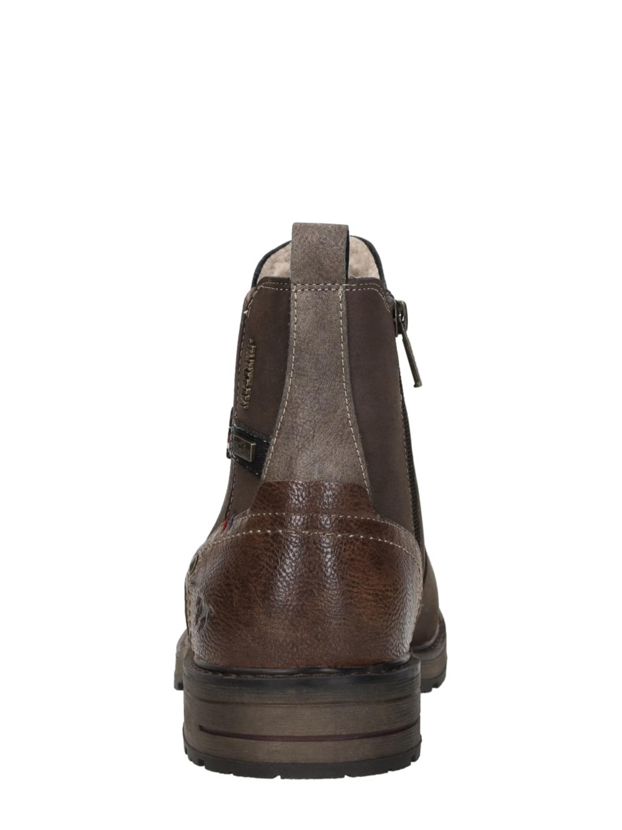 MUSTANG Chelsea boots 'Enkellaarzen' in Bruin