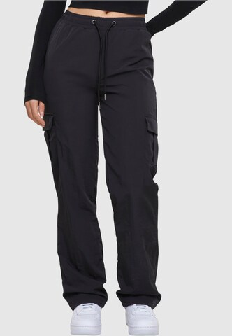 regular Pantaloni cargo di Urban Classics in nero: frontale