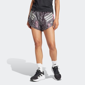 ADIDAS PERFORMANCE Regular Workout Pants 'BTN' in Black: front