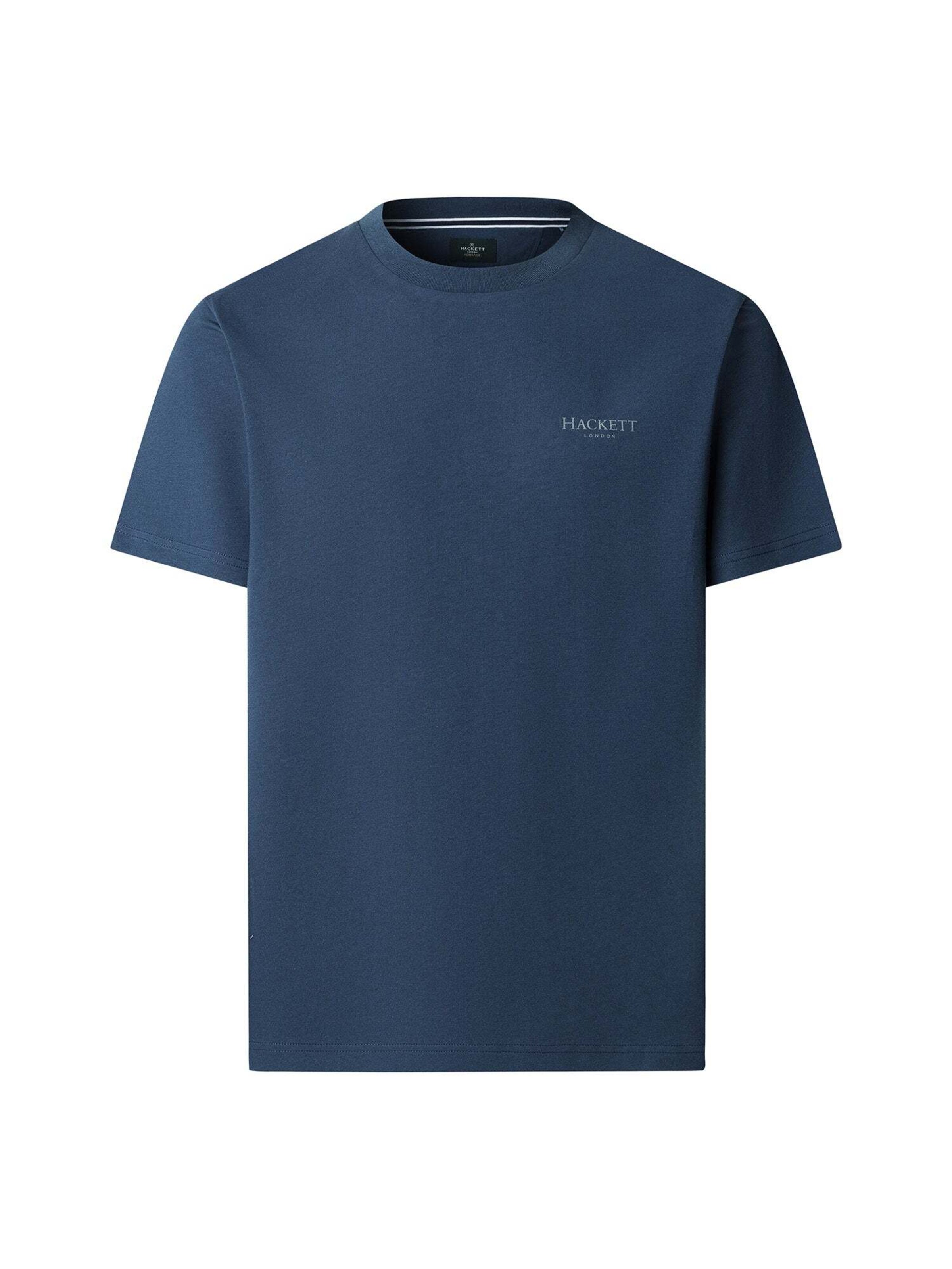 T-Shirt 'Heritage Ess' Hackett London en bleu : devant