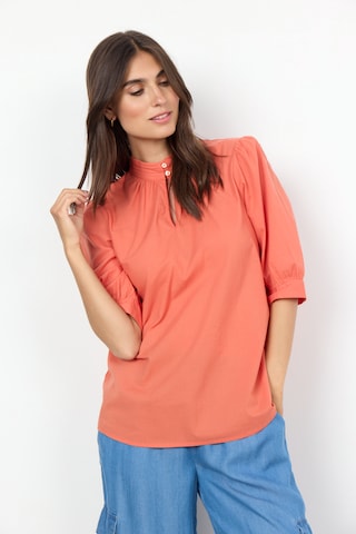 Soyaconcept - Blusa 'CALISTE 11' em laranja: frente