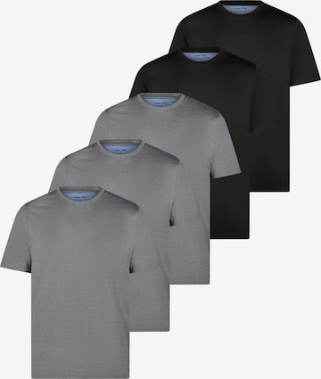 redmond Shirt 'Basic' in Schwarz: Vorderseite