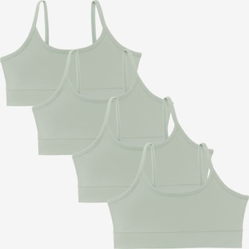 Albero Natur Bustier BH in Grün: Vorderseite
