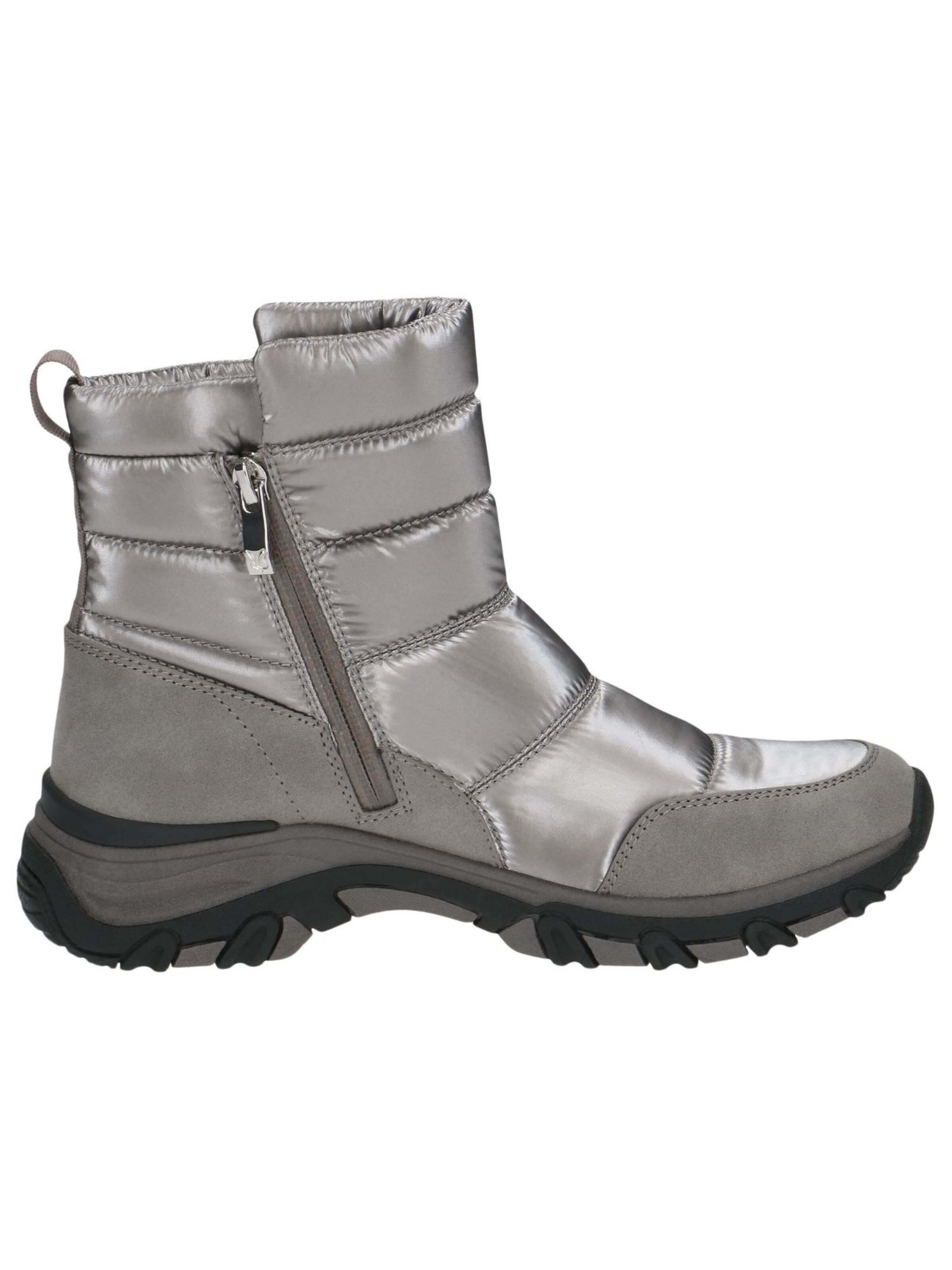 CAPRICE Ankle Boots in Silver