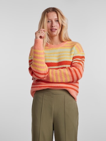 Pull-over 'Bernice' PIECES en mélange de couleurs : devant