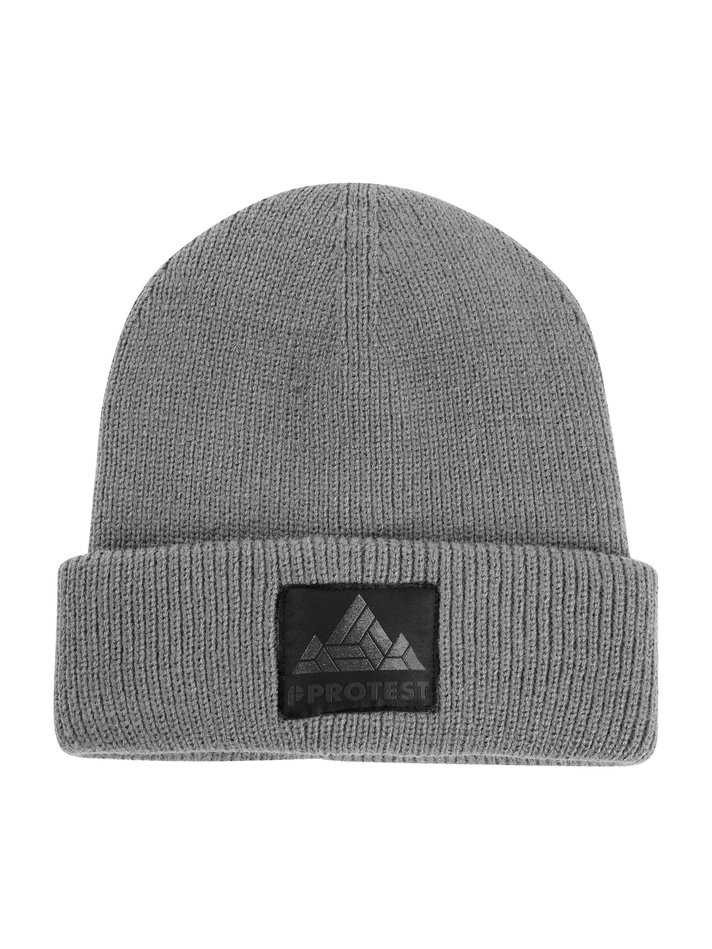 PROTEST Beanie 'PRTScale' in Grey: front
