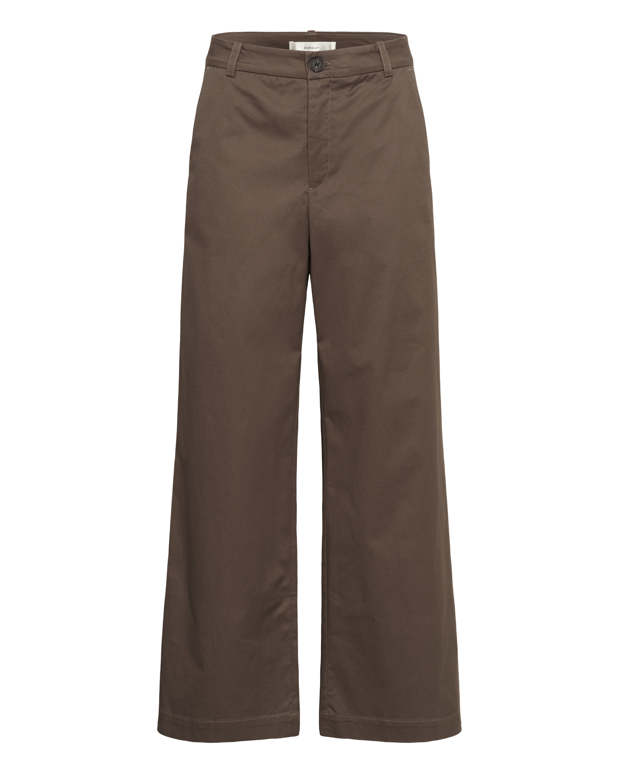 InWear - Regular Calças em castanho: frente