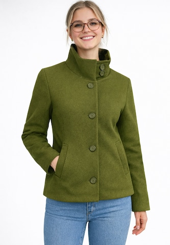 Elara Overgangsfrakke i grøn: forside