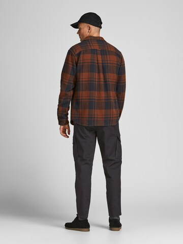 JACK & JONES Конический (Tapered) Брюки-карго 'JJIAce JJDex' в Черный