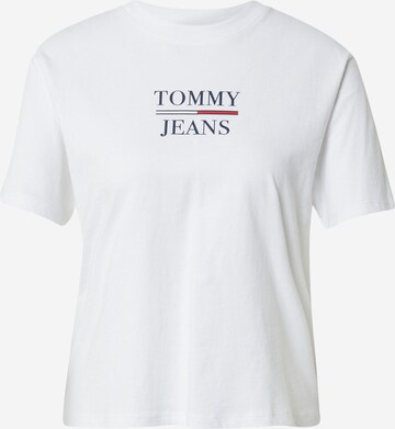 Tommy Jeans Shirt in Wit: voorkant