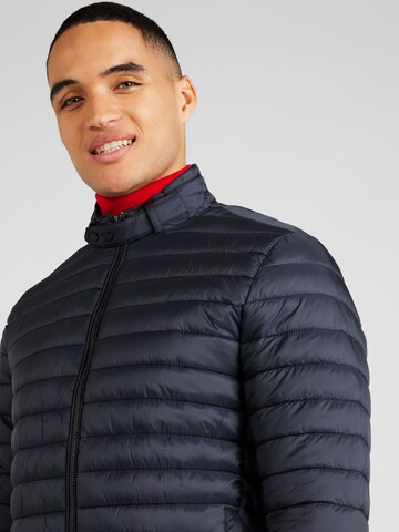 Superdry Φθινοπωρινό και ανοιξιάτικο μπουφάν σε μπλε