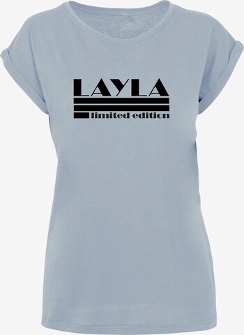 T-shirt ' Layla' Merchcode en bleu : devant