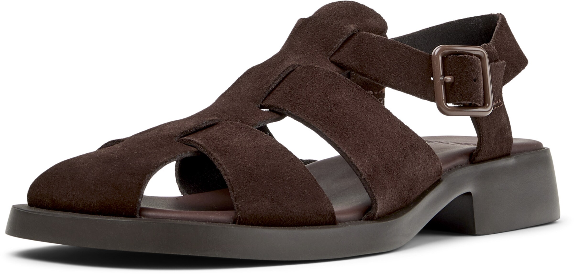 CAMPER Sandalen met riem ' Dana ' in Bruin: voorkant