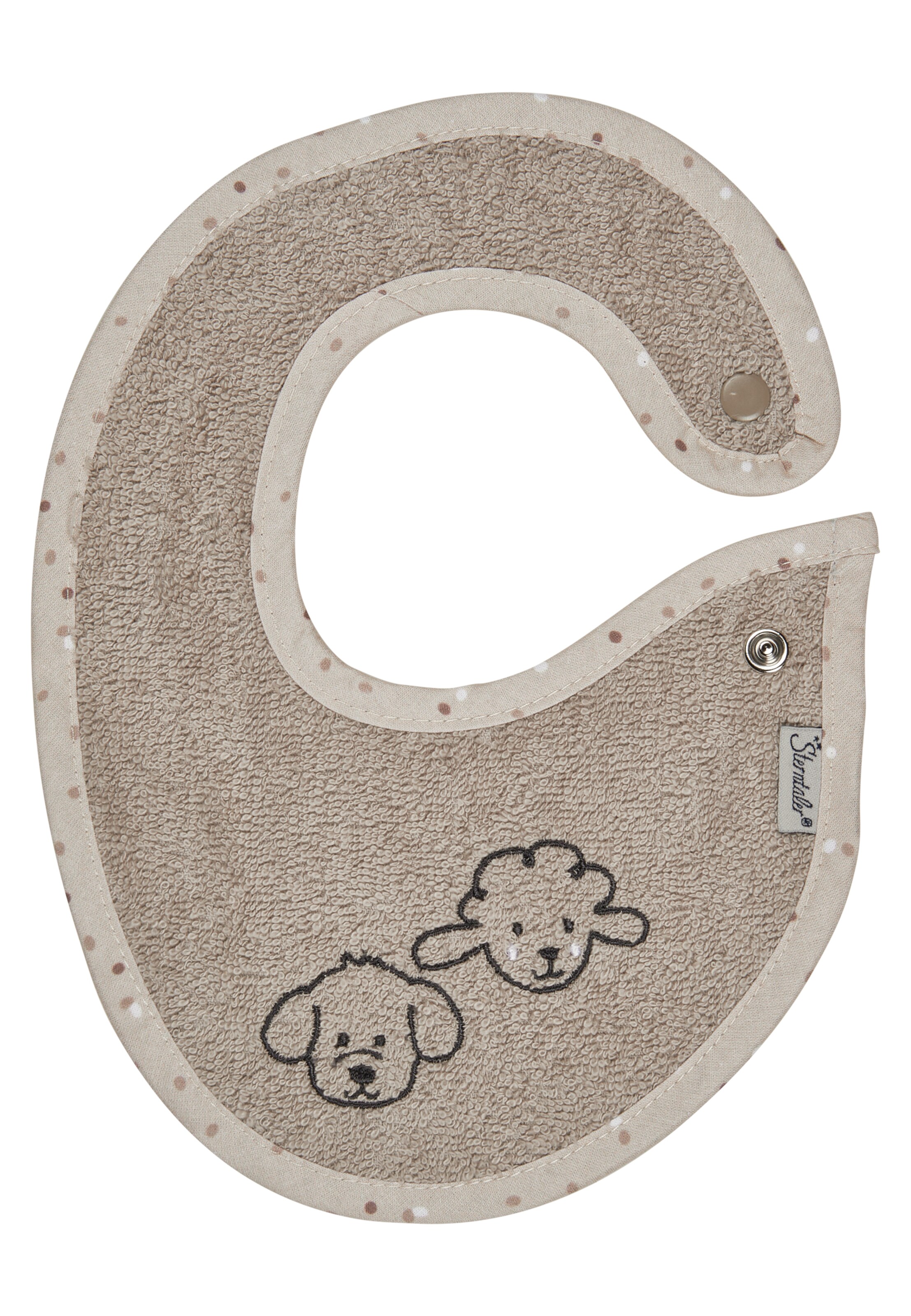 STERNTALER Bib 'BAUERNHOF' in Beige