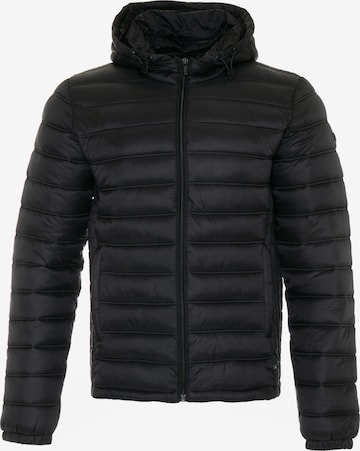 BIG STAR Winter Jacket 'Acarf' in Black: front