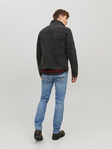 JACK & JONES Slimfit Jeansy 'Tim Davis' w kolorze niebieski