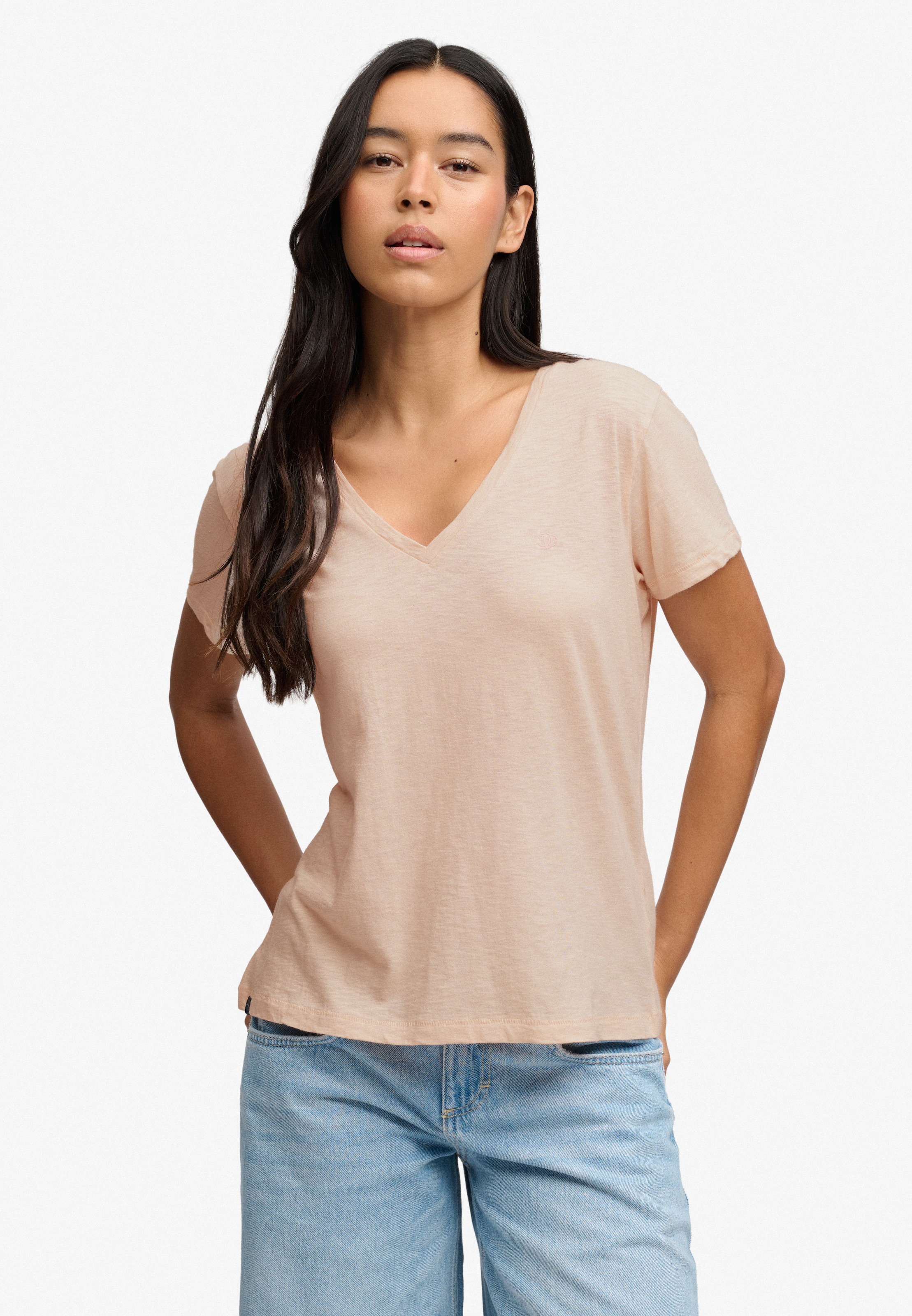 Superdry & Co Tričko 'Studios' – pink: přední strana