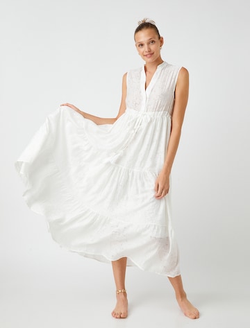 Koton Kleid in Weiß