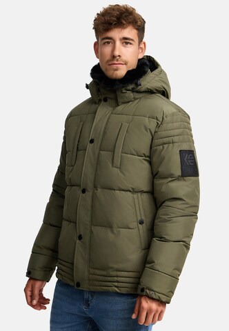 Veste d’hiver 'Blaise' INDICODE JEANS en vert