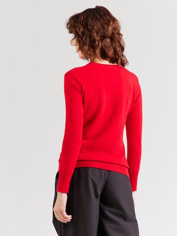 Pure Cashmere NYC Kampsun 'Classic', värv punane