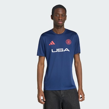 ADIDAS PERFORMANCE Performance shirt 'FIFA Fussball-Weltmeisterschaft 26™ USA' in Blue: front